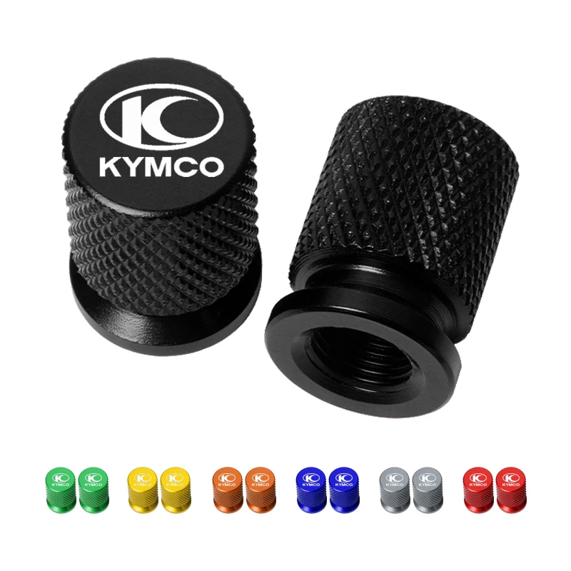 For KYMCO XCITING 250 300 350 400 500 Kxct Downtown DT 250i 300i 350i Motorcycle CNC Aluminum Tire Valve Air Port Stem Cover Cap