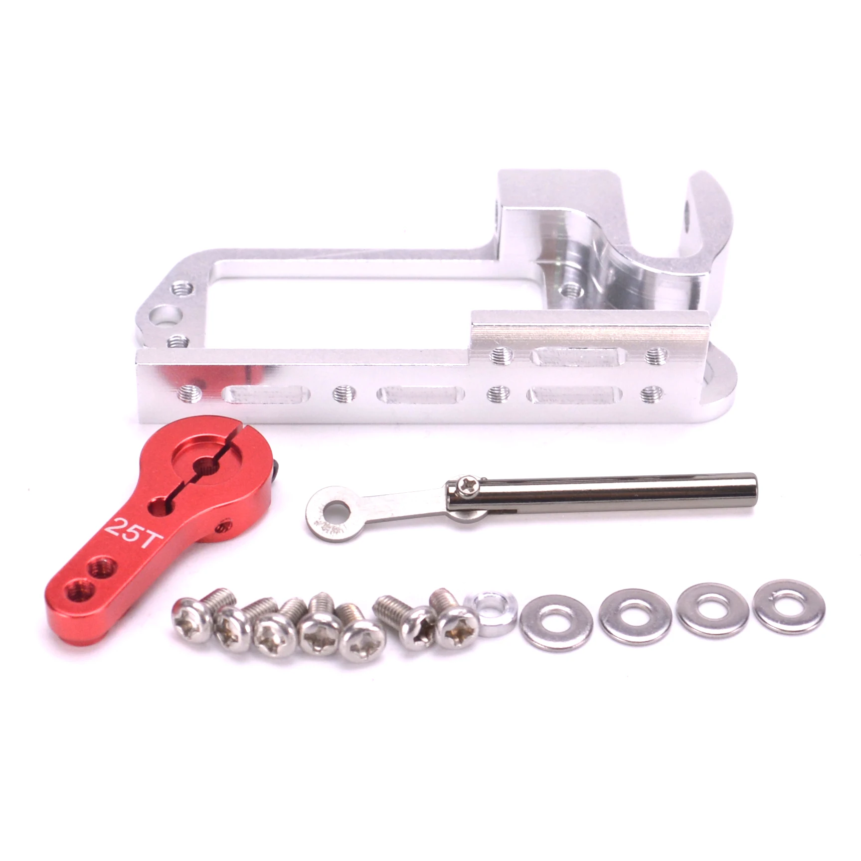 Servo Parabolische Schalter Gerät Luft Fahrzeug Werfen Gerät Spender Haken W/Servo Arm MG996 MG995 Für Fernbedienung Autos Drone – Detail 1