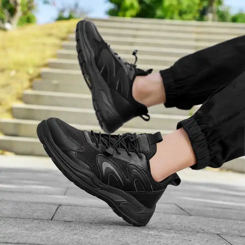 

Осенне-весенние кроссовки на толстой подошве для мужчин, роскошные брендовые тканые повседневные мужские туфли, мокасины, мужские спортивные Sepatu Tenis Sunny