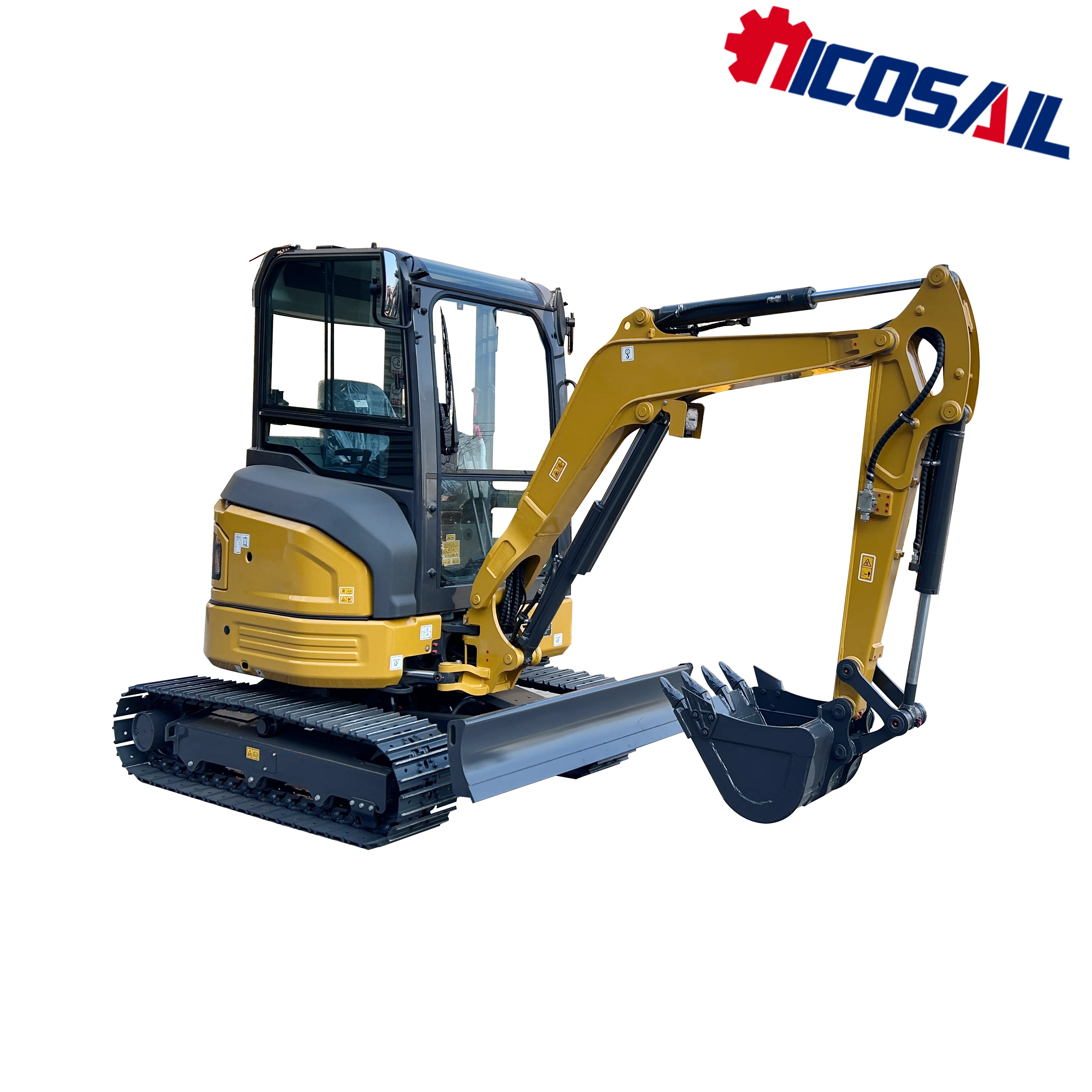 

3.0-ton small excavator Kubota engine efficient hydraulic pump and motor rubber track type 2 years