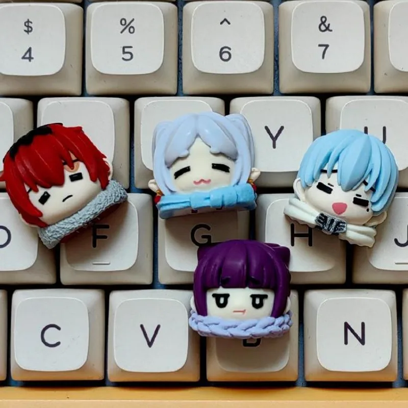 

Frieren Key Cap Resin Fern Himmel Keyboard Caps Customized Original Anime Keycaps for Mechanical Keyboard Accessories Girl Gift