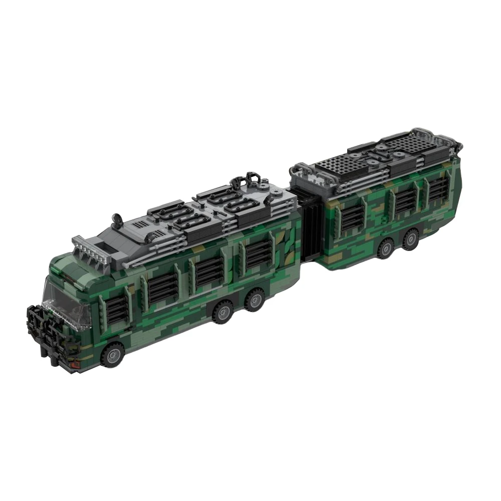 MOC Jurassiced Fleetwood RV Mobile LAB Building Blocks Kit Dinosaurs Trailers Car Train Vehicle Brick Model Toy Birthday Gift