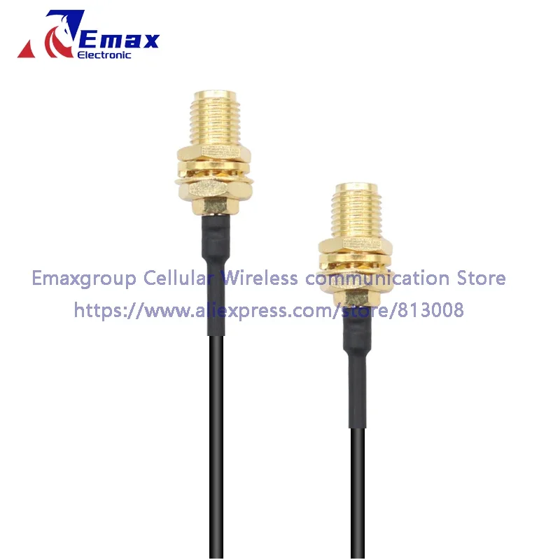 10pcs MHF4 To SMA Female RF Transfer Cable Pigtail For M.2 Module RM520GN-GL FM350-GL EM160R-GL FM190-GL SIM7600G-H