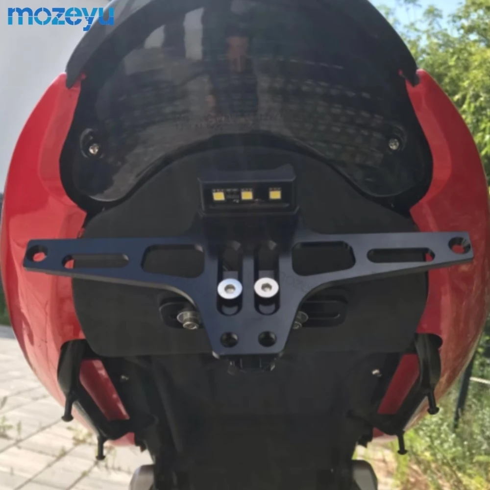 

For Kawasaki Z750 Z800 Z1000SX Z650 RS Z400 Motorcycle License Plate Bracket Licence Registration Holder Motorcycle Accessories