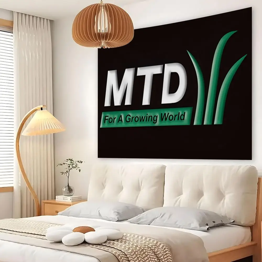 M-MTD Tapestry Custom Living Bedroom Party Dormitory Interior Wall Bohemian Decoration Attached Clip