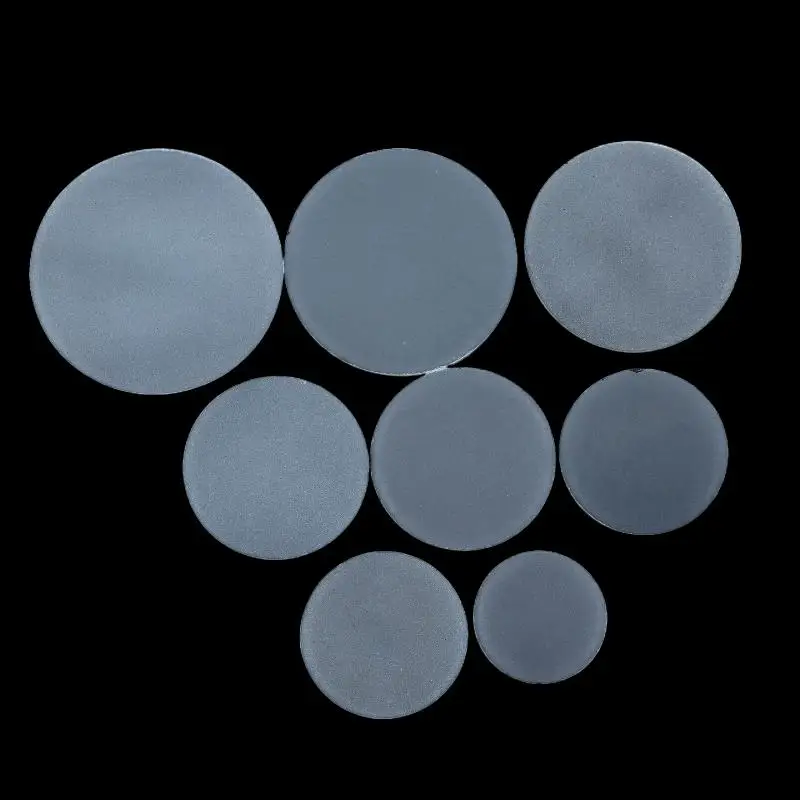 

Hot Sale 5PCS Matte Glass Round Flat Semitransparent Frosted Glass Lampshade For LED Lamp Down Light Flashlight