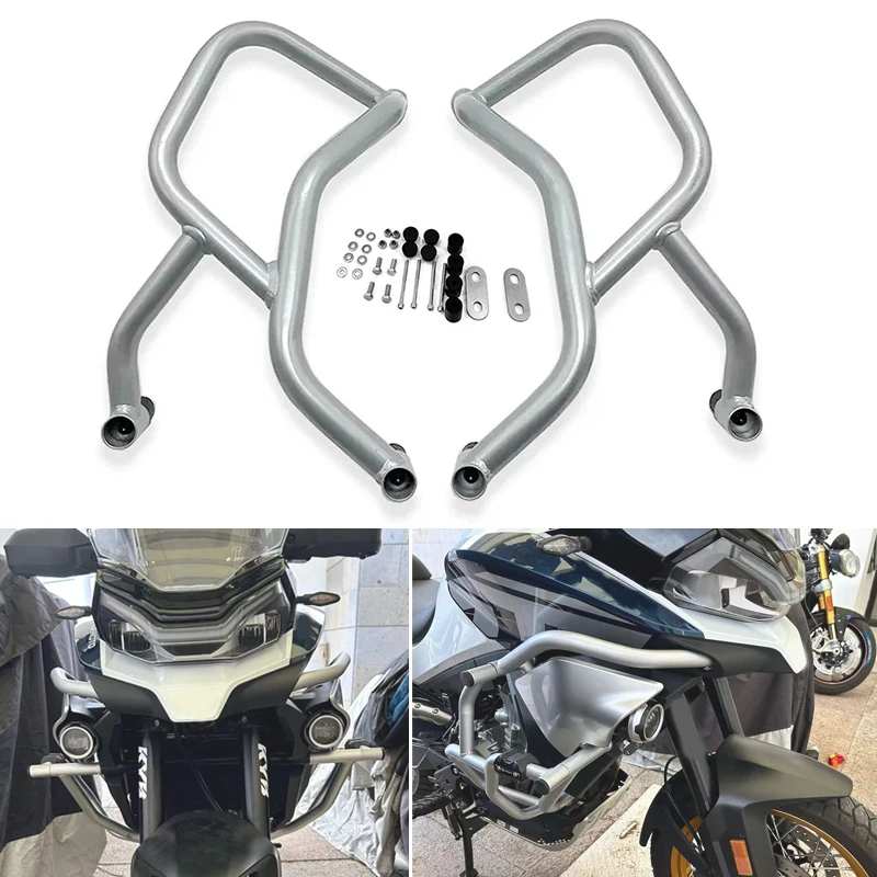 2024 New 800MT Motorcycle Engine Guard Crash Bar Protector 800 MT Motorbike Bumper Kit Fit For CFMOTO 800-MT 2021 2022 2023