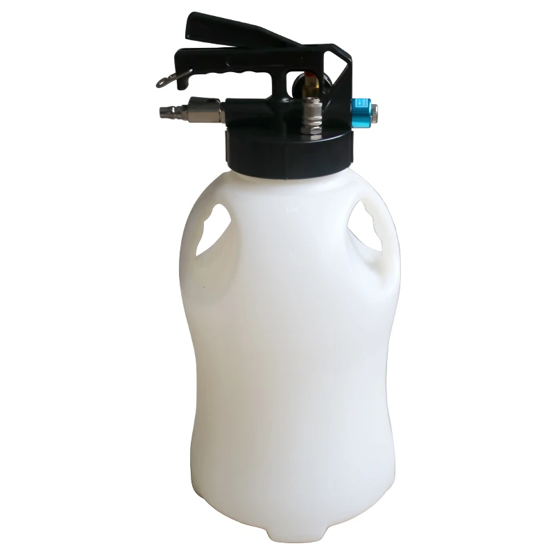 Air Operated 10 Liter Transmission Oil Refill Pump Set 13 Pieces Universal ATF Adapters Included Pneumatic Fluid Transfer