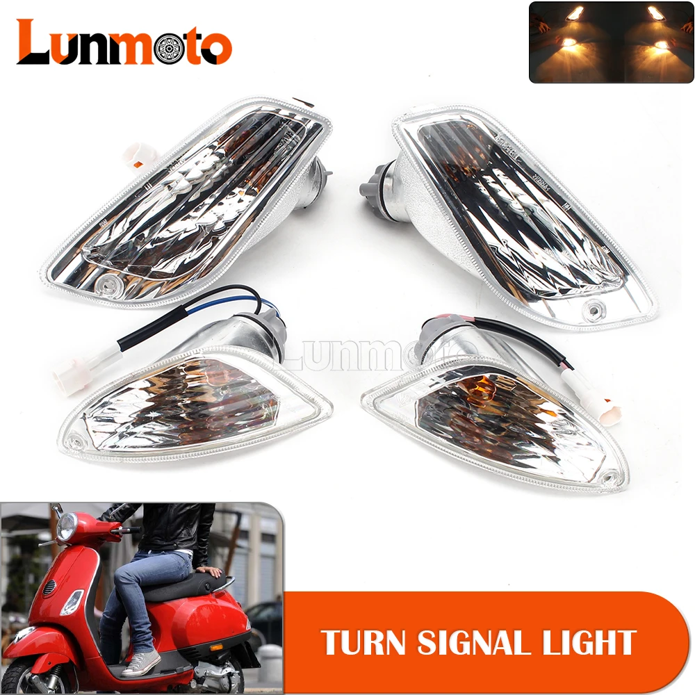 

Scooter Front Turn Signal Light Front/Rear Motorcycle Indicator Blinker Lamp For LX50 LX125 LX150 LX 50 125 150 2 Takt 4Takt LXV