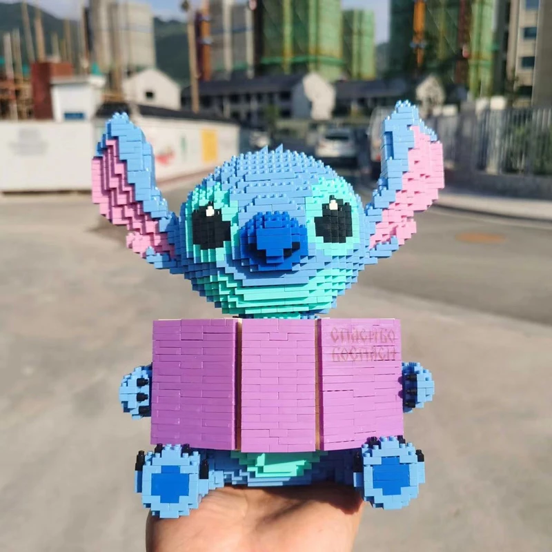 New Stitch Series Microparticle Building Blocks Guitar Stitch Assembled Model Toys Decompression Gifts for Adults and Children