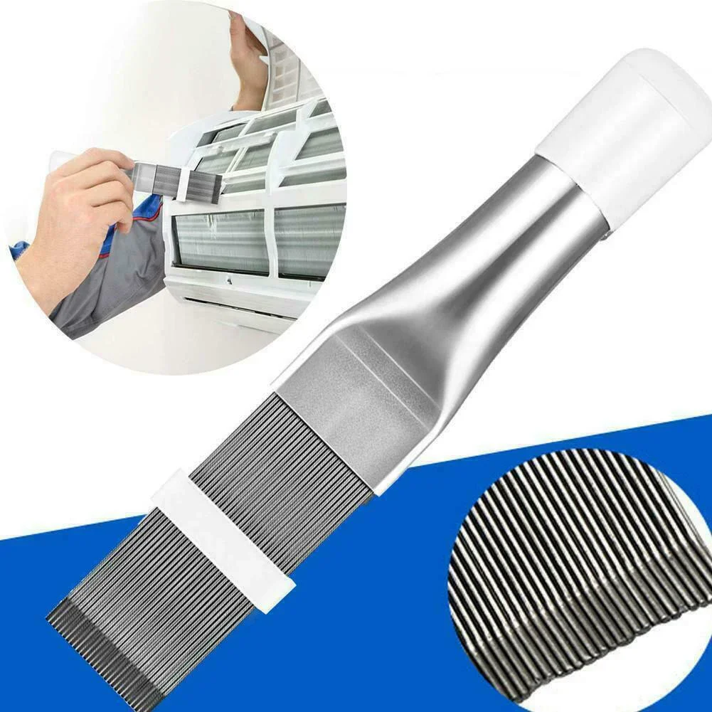 

Lightweight Aluminum Handled Air Conditioner Fin Repair Tool Coil Comb AC HVAC Condenser Brush for Effortless Use