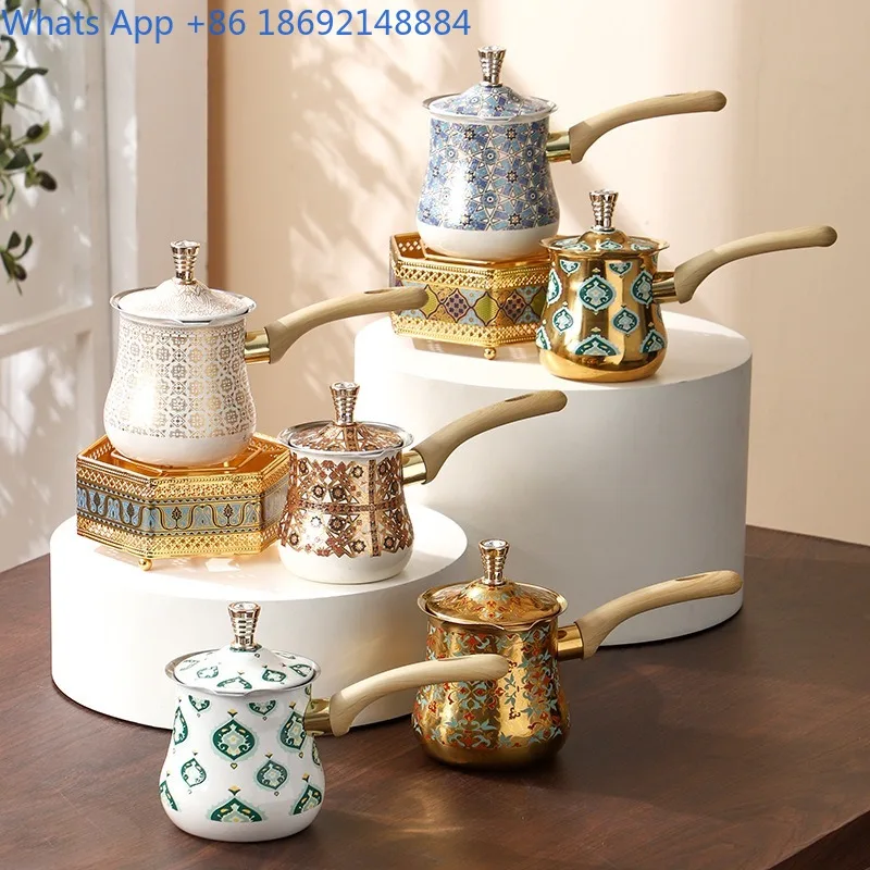 

Stainless Steel Coffee Pot Milk Cup Coffee Pot Tea Chocolate Butter Milk Cup