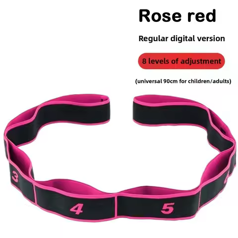 8/10/12 Grid Yoga Stretch Band Flexible Multi-stage Digital Resistance Band Adjustable Dance Stretch Band