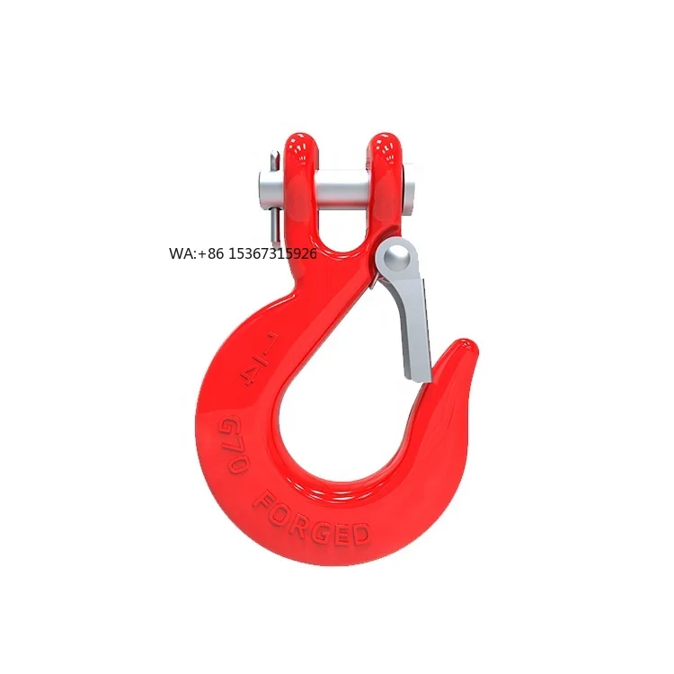 خطاف Shenli Rigging G80 Clevis سهل الارتداء مع خطاف رافعة من سبائك الصلب/Clevis للتعدين والرفع