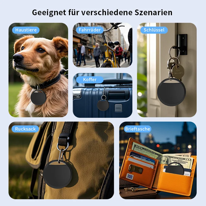 لنظام Android Google Find My Device Air tag Bluetooth Smart tag GPS تتبع وتحديد المواقع العالمي لحقيبة أمتعة الحيوانات الأليفة الرئيسية للأطفال