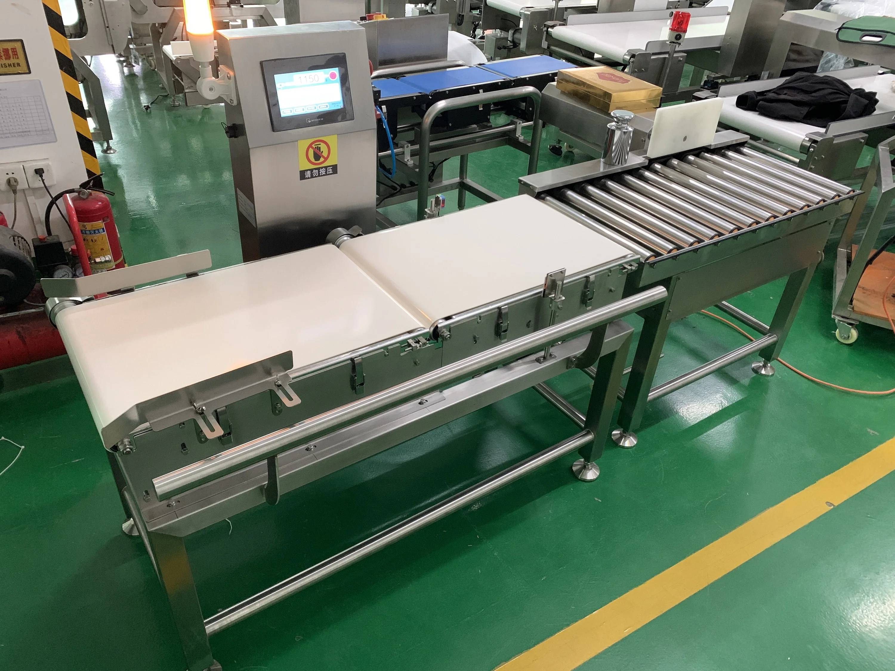 Automatic Online Small Package Check Weigher Machine with Rejection Feature Weight Checker for Small Items
