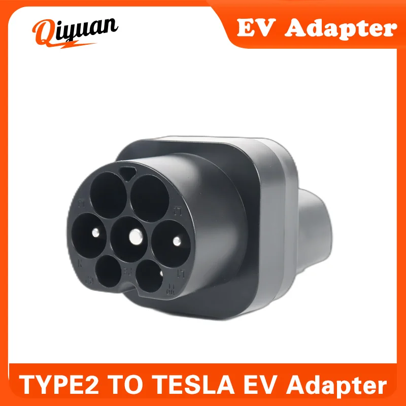 32A Type2 to NACS Tesla Adapter Type 2 AC Charger Converter for America Electric Car with NACS charging socket