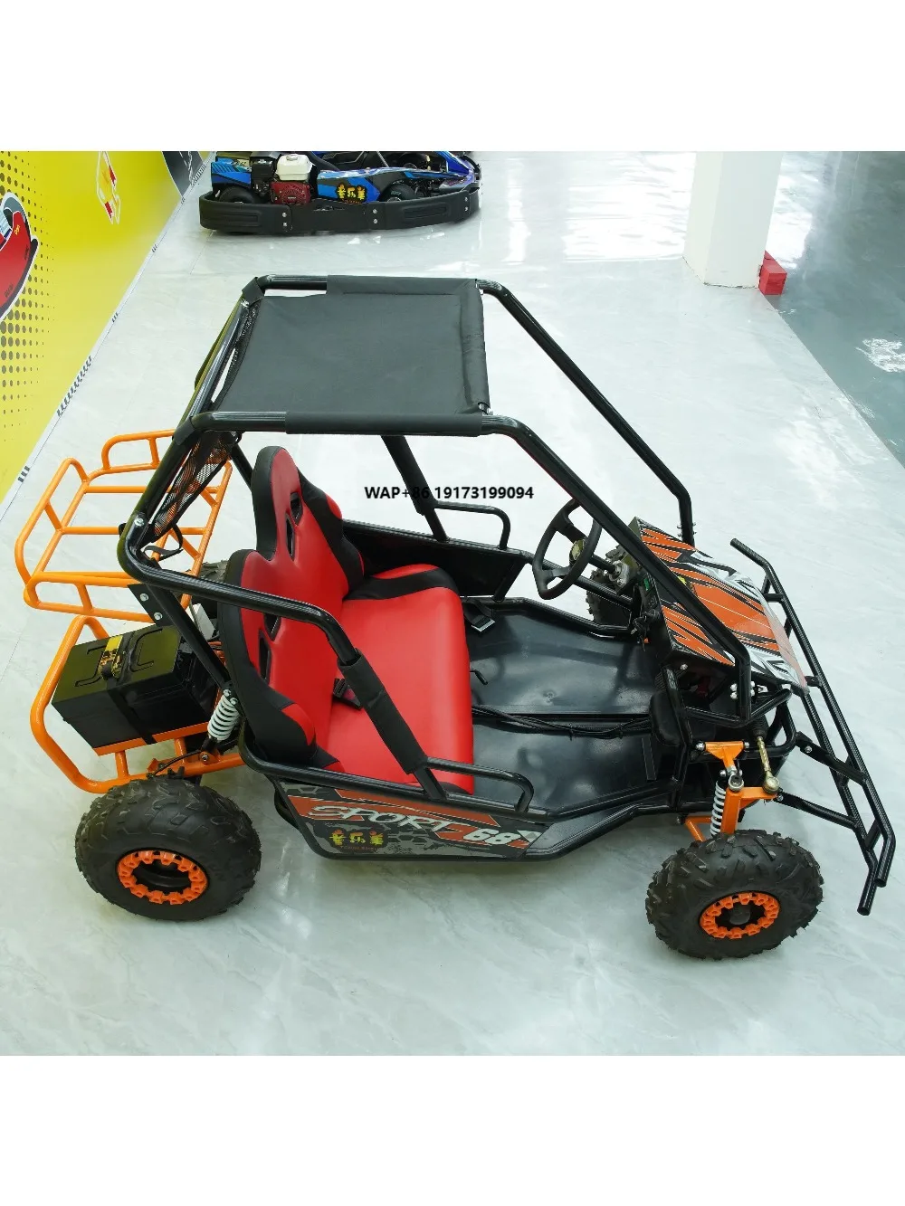 

Индивидуальный электрический картинг 4x4 с двигателем 48В 500Вт, двухместный, на аккумуляторе, для активного отдыха, 2-местный го-карт
