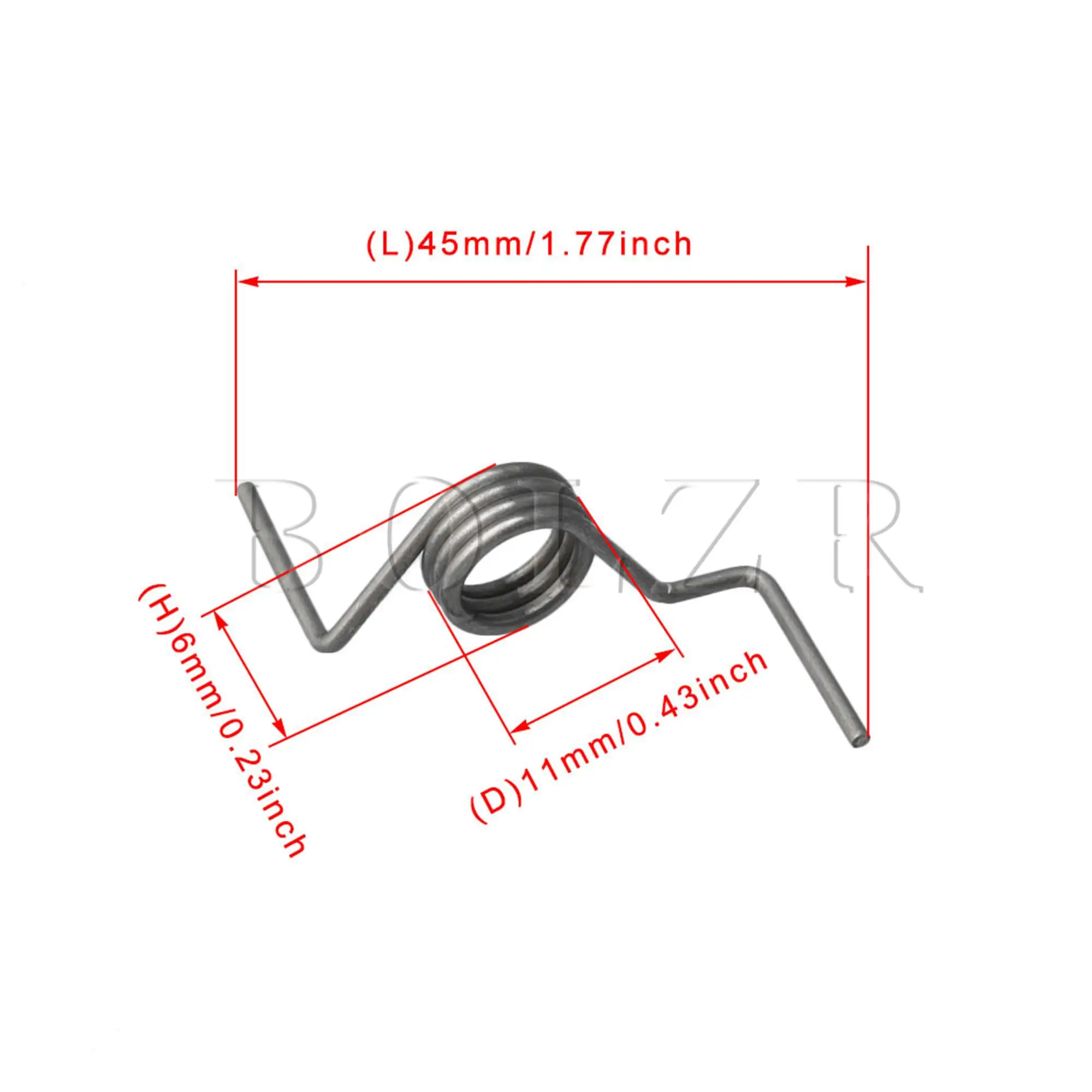 BQLZR 20pcs DA81-01345B Clockwise Door Spring Replacement for Refrigerator