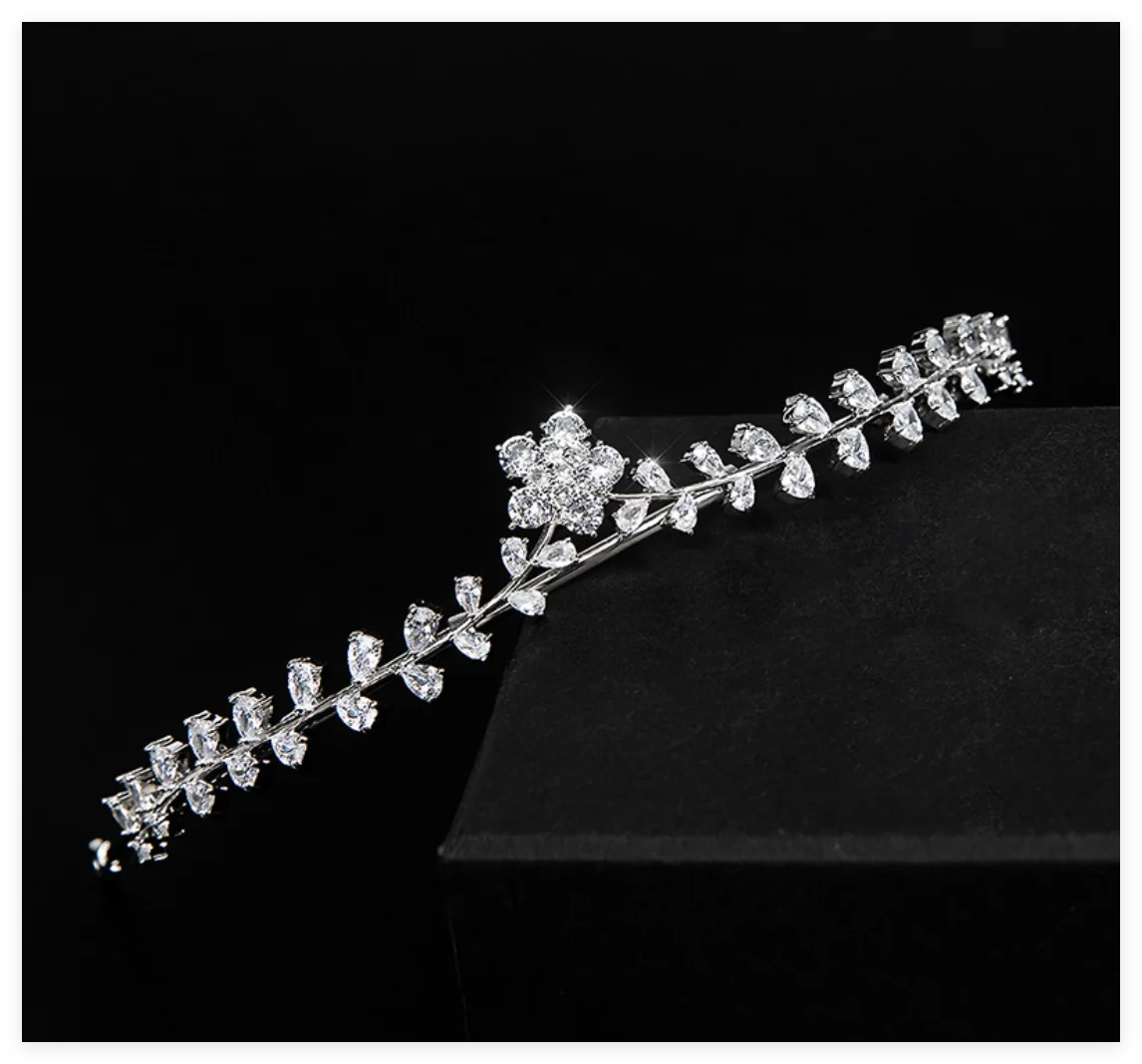 

Cubic Zirconia Bridal Tiaras For Wedding Headpiece Bride Tiaras Crowns For Women Girl Birthday Party Prom Hair Jewerly Headband