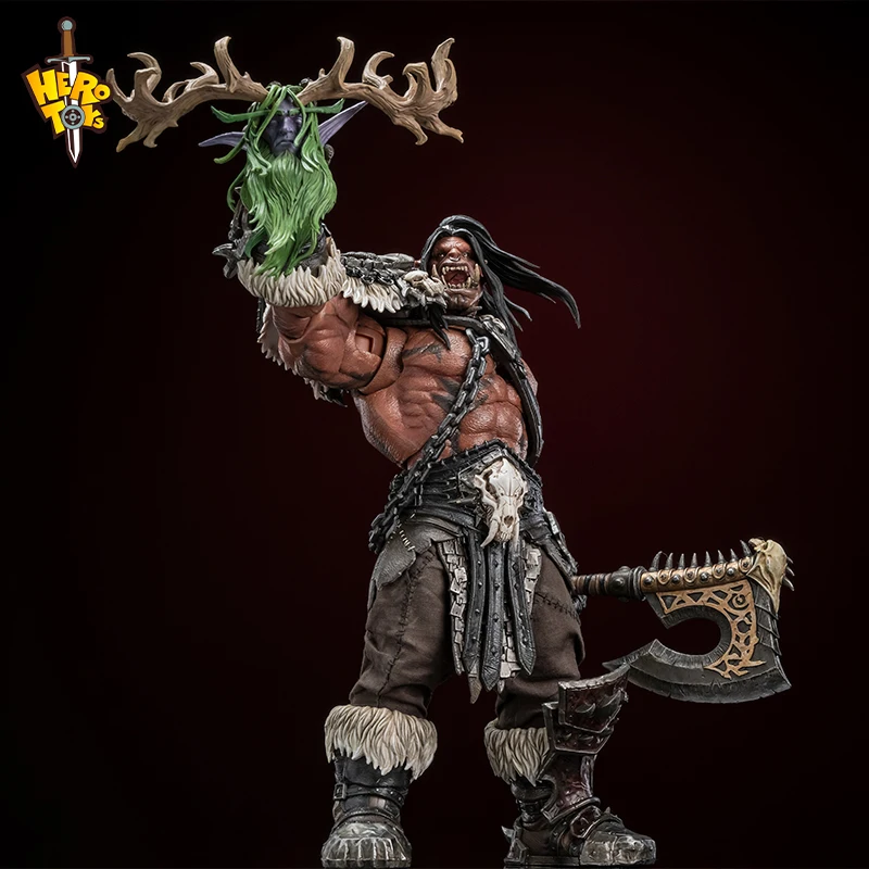 Hero Toys Hellscream Tribal War Song Wielki Wódz Chieftain Orc Warrior 1/10 Figurka Model Lalka Zabawki Dostępne