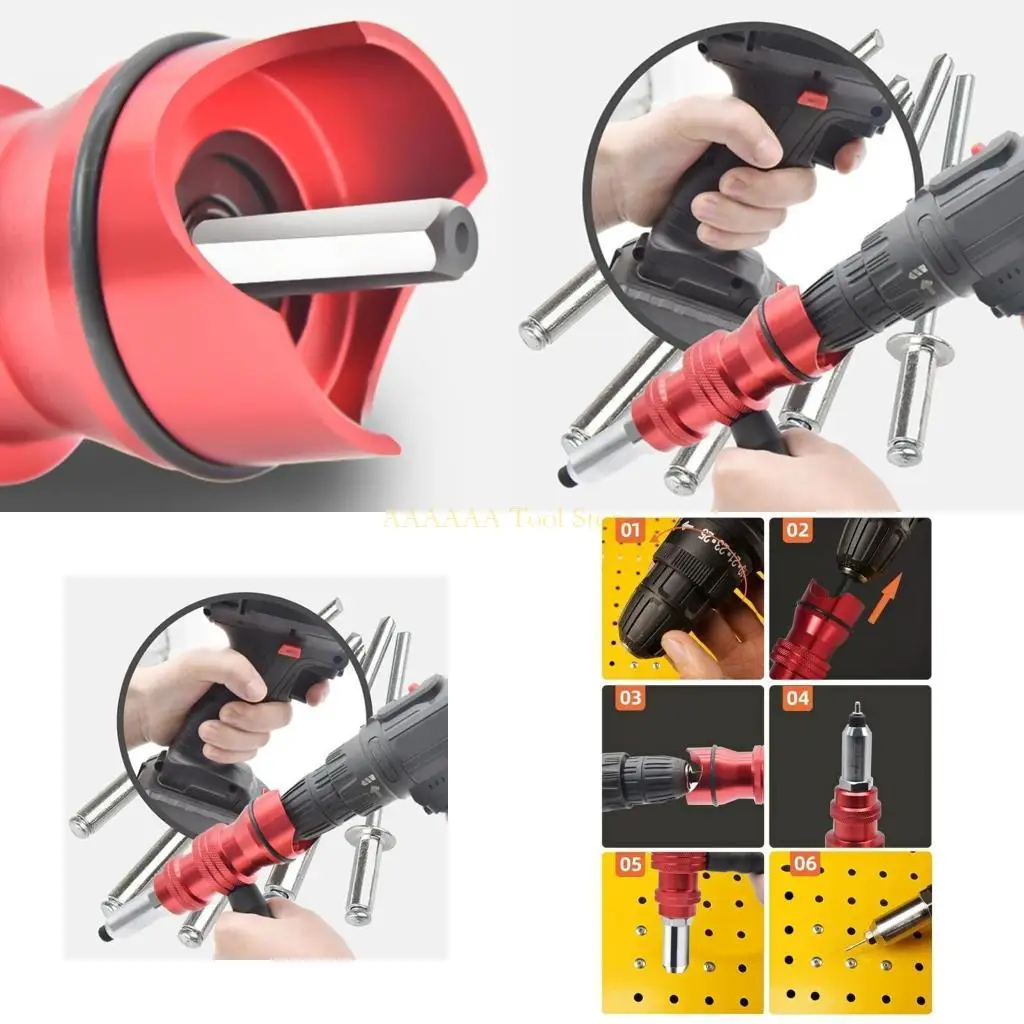 

A2BE Professional Brivet Guns Adapter Комплект беспроводной заклепки