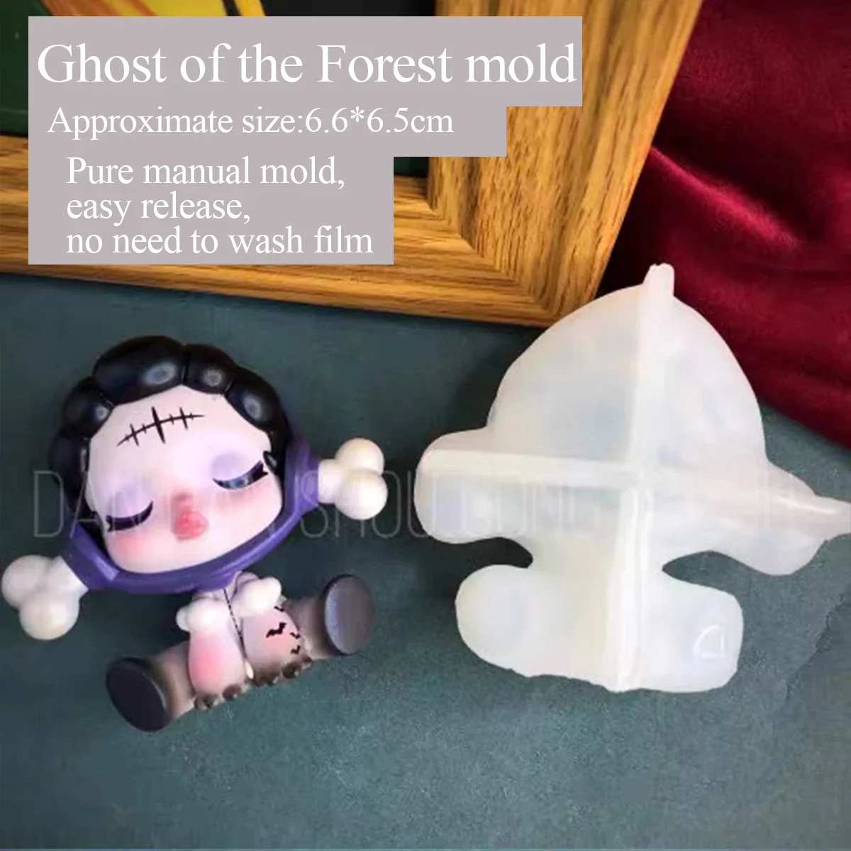 Aromatherapy Plaster Mold, DIY Exclusive Mold, Lovely Millin Castle Ghost, Half Film, Grinding Tools