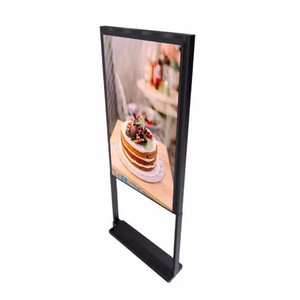 Indoor digital signage touch screen Floor standing Single Sided high Brightness Hanging Display Advertising Display Player