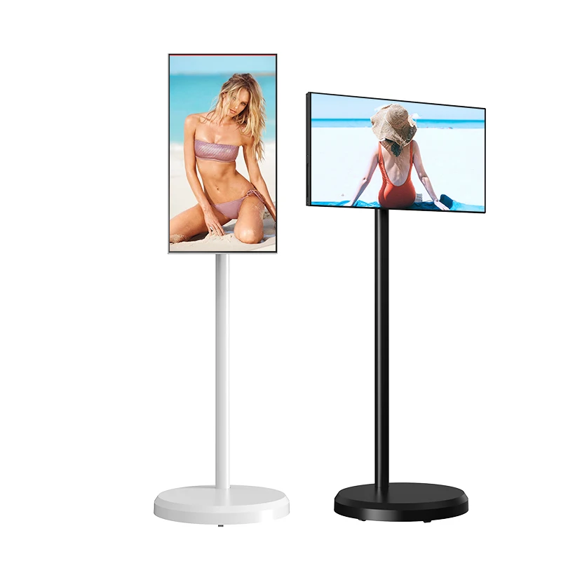 Portable 22 Inch Private Capacitive Touch Moving Screen 1920*1080 USB IPS LCD Fitness Display with Stand