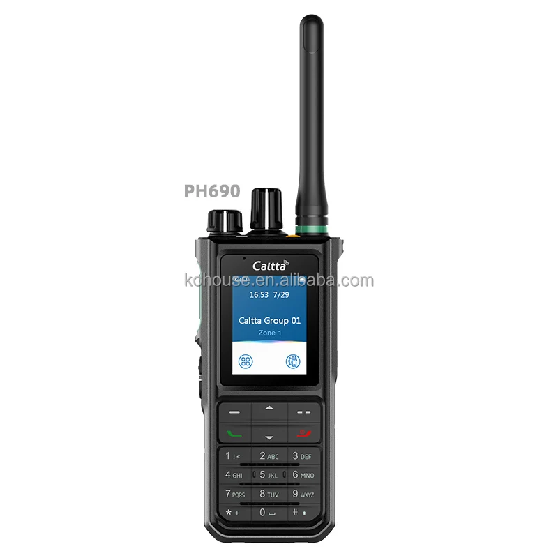 

High power handheld radio Digital DMR walkie-talkie caltta PH690 two-way Radio IP68 waterproof UHF