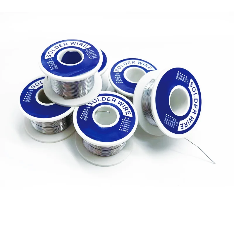 5pc Solder Wire Kit Multi-Gauge Electronic DIY/PCB Soldering High Purity Tin Wire