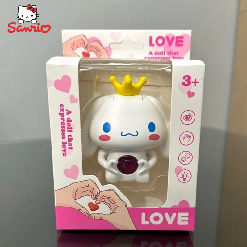 Hellokitty & melody & kuromi, regalo para el Día de San Valentín, un lindo juguete que brilla y habla "I Love You"