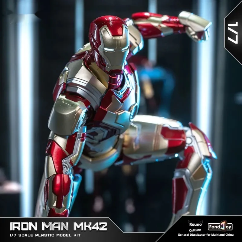 1/7 Iron Man Mk42 Serie Actiefiguren Model Kit Montage Speelgoed Desktop Ornament Decoar Anime Collectie Fans Jongen Verjaardagscadeau