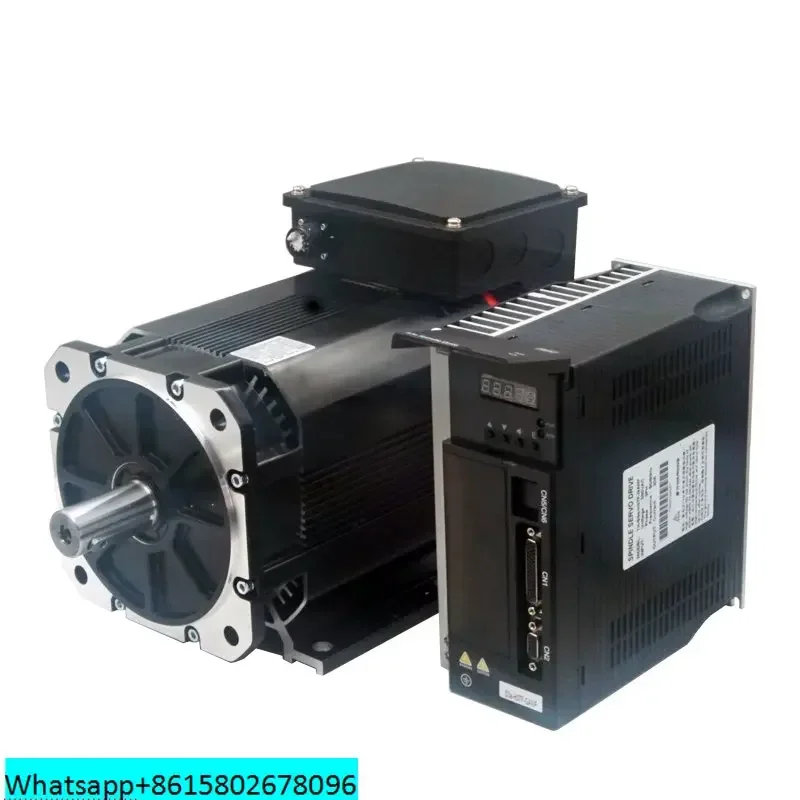 Asynchronous spindle servo motor set with high inertia 1.5KW5.5KW7.5KW11KW multi specification lathe milling machine