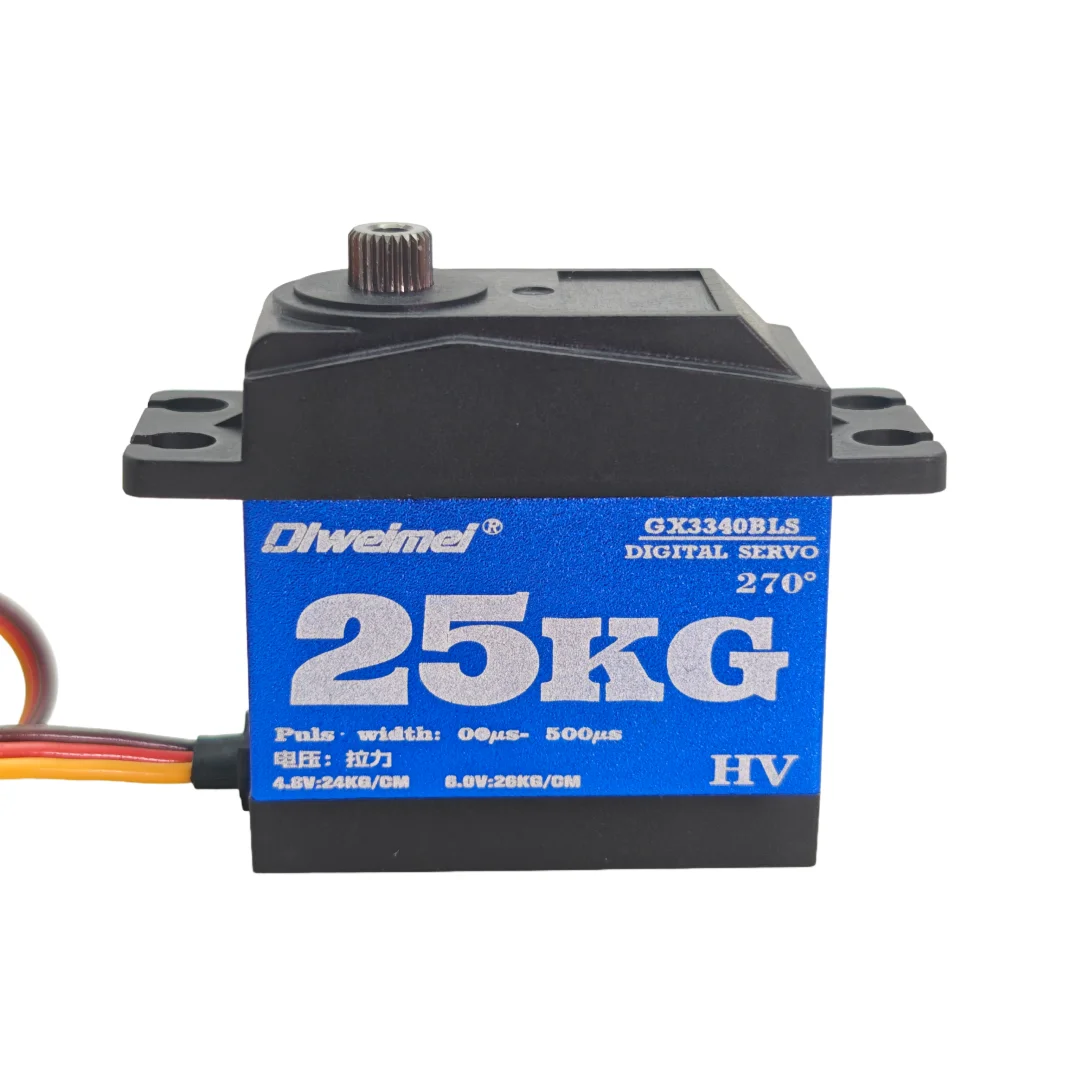 25kg servo 25kg servo digital High Torque Servo180° 270° Wide Angle HV 4.8-6.0V Metal Gear Servo for RC Car Drone Robot Arm