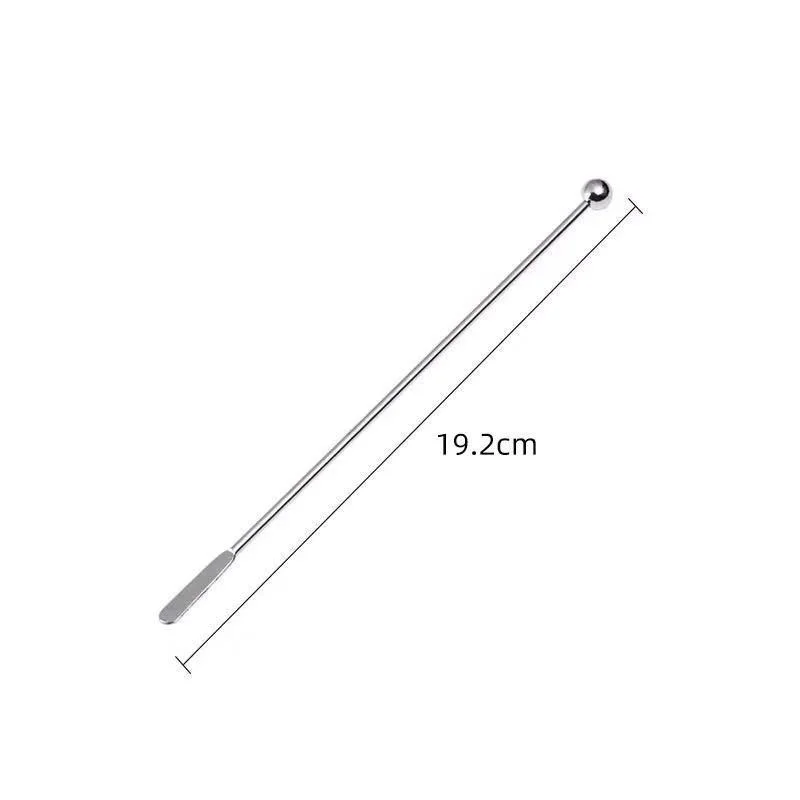 Stainless Steel Cocktail Drink Mixer Bar Stirring Mixing Sticks Puddler Muddler Ladle Stirrer Swizzle Sticks  Bar Accessories