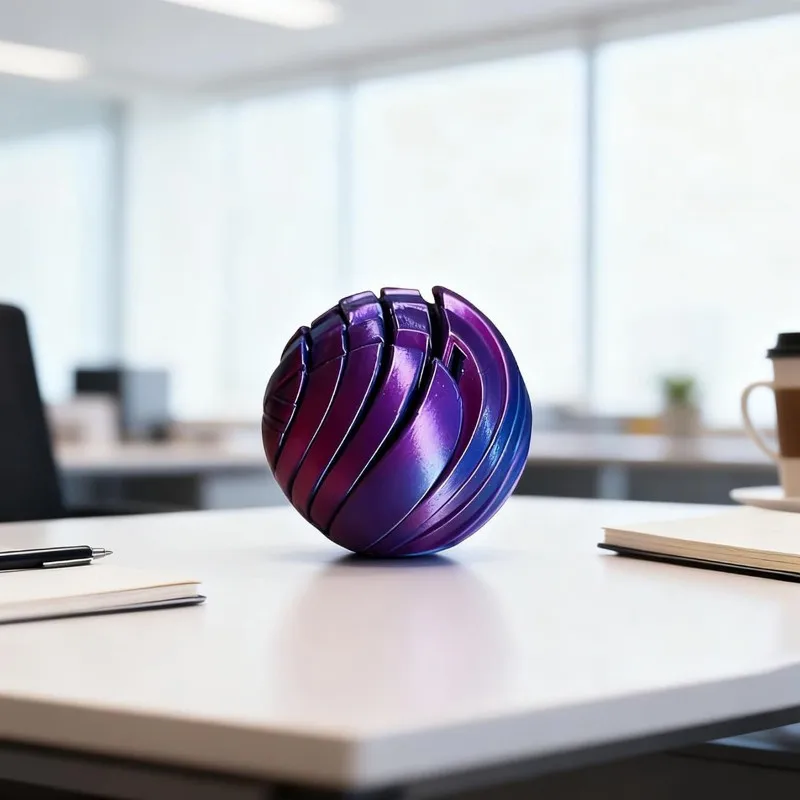 MACH-Alívio do estresse para jovens para VIOLA-Para BALL Fidget compatível com Slime impresso em 3D