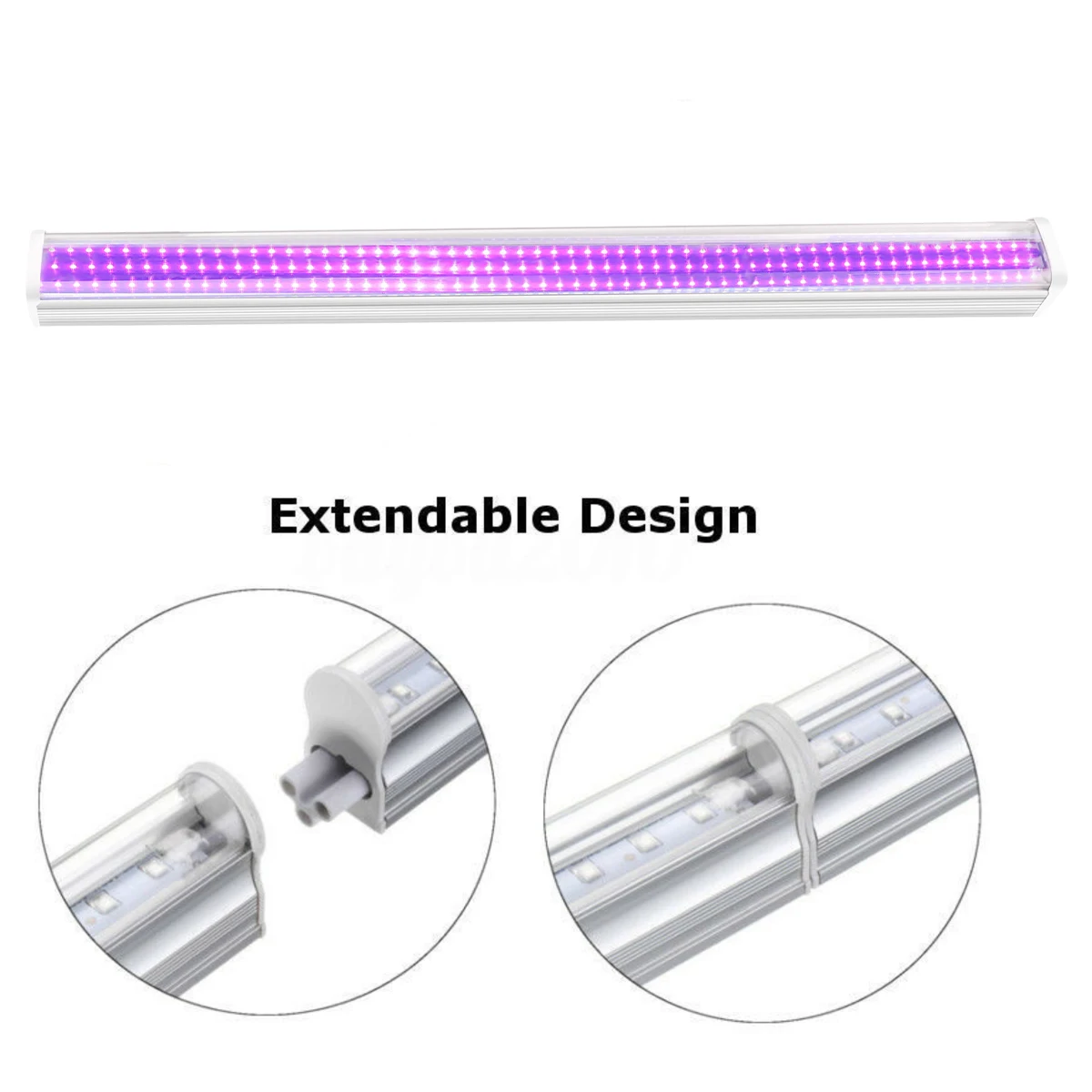 144 LED UV Glow Black Light Bar 25W 52cm Blacklight for Party Disco DJ Halloween Birthday Decor Bedroom Body Pain Poster