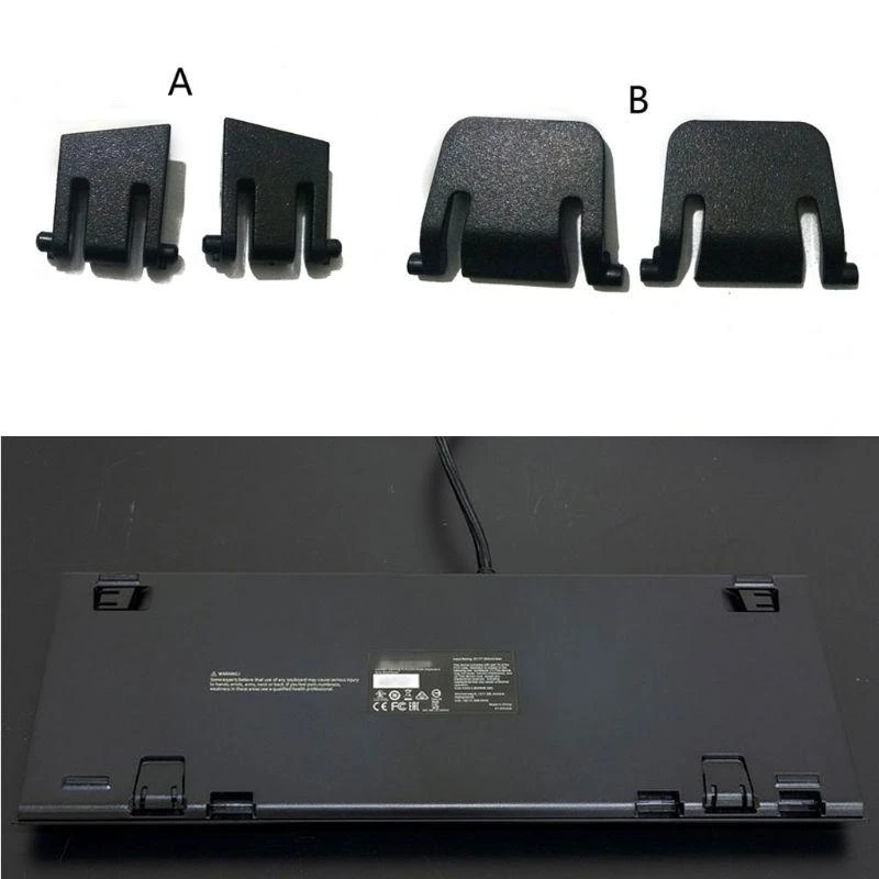 2Pcs Replacement Keyboard Bracket Leg Plastic Stand for Corsair K65 K70 K63 K95 K70 for LUX RGB Mechanical Gaming Keyboa