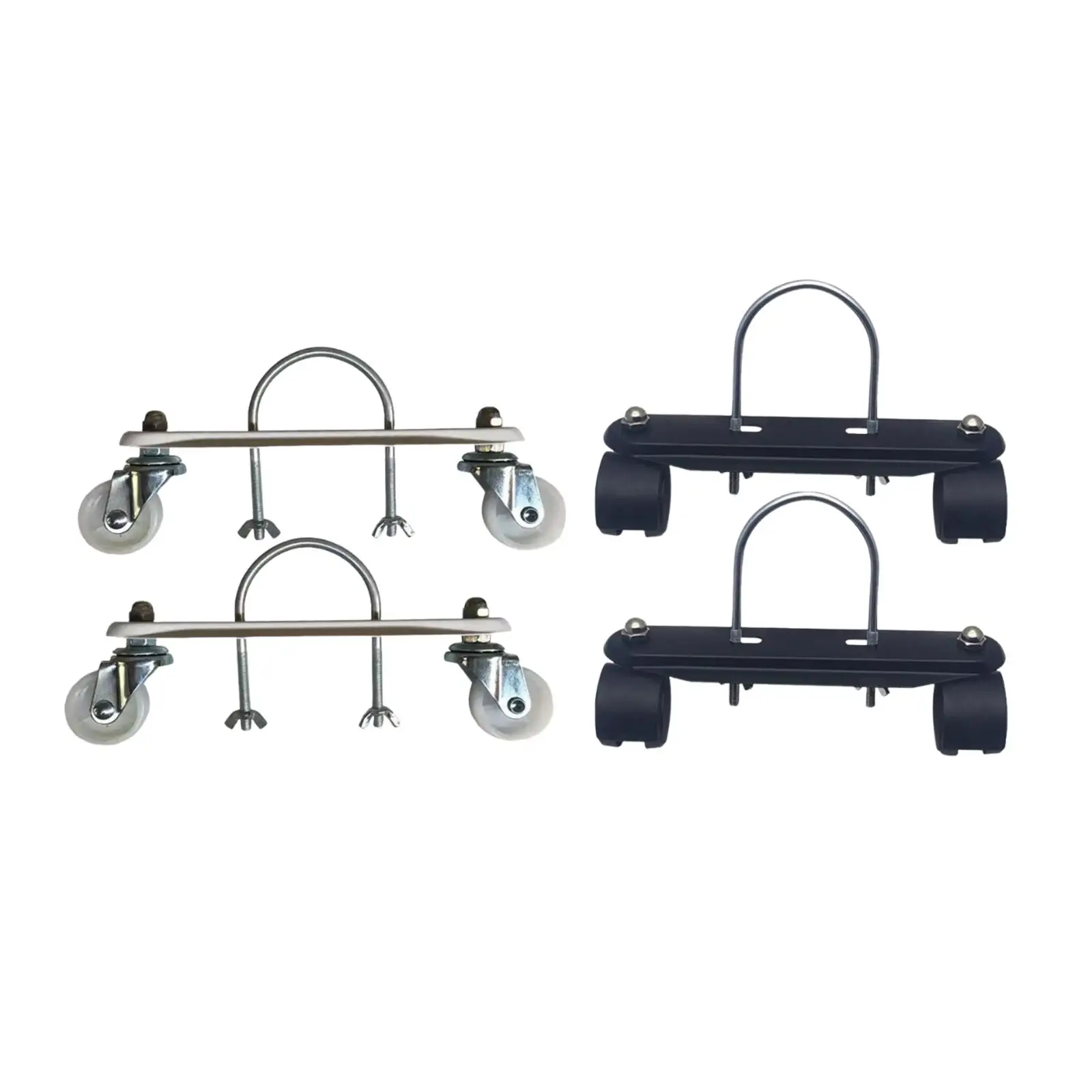 Heater Repair Accessories Kit Carbon Steel Mobile Pulley Bracket Support Frame for Portable Electric Oil Heaters