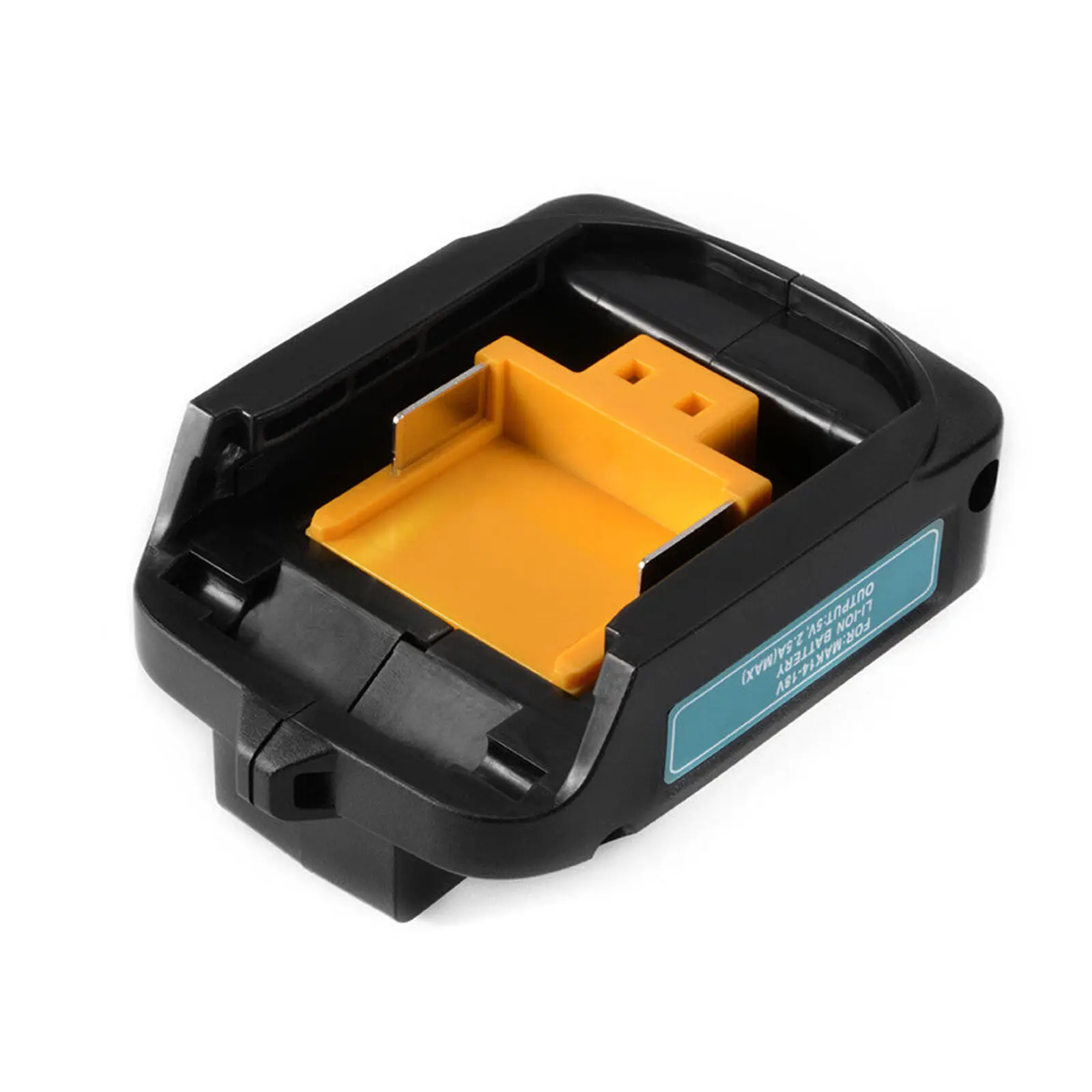 Imagem -03 - Adaptador de Conversor de Bateria Li-on Porta Usb Dupla com Luz Led Lanterna ao ar Livre para Makita 14.4v 18v Bl1415 Bl1430 Bl1830