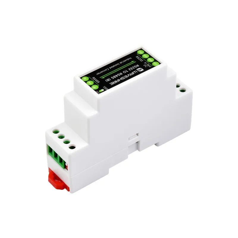 RS232 To RS485 Converter, Active Digital Isolator, Rail-Mount Support, Multi-Isolation Protect, 600W Lightningproof & Anti-Surge