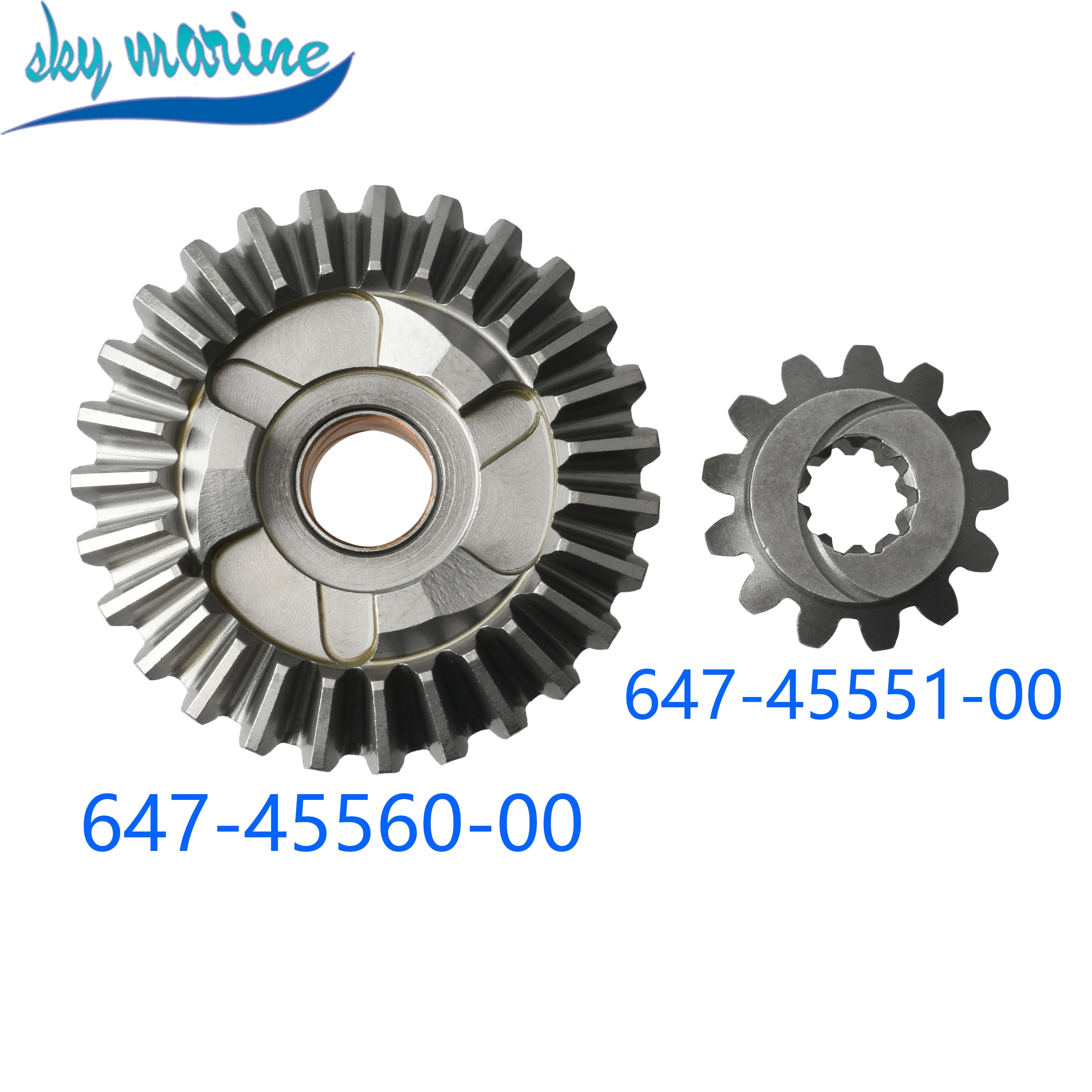 

GEAR Kit Forward gear 647-45560 pinon gear 647-45551 For Yamaha Outboard Motor 6HP 8HP 647-45560-00 647-45551-00