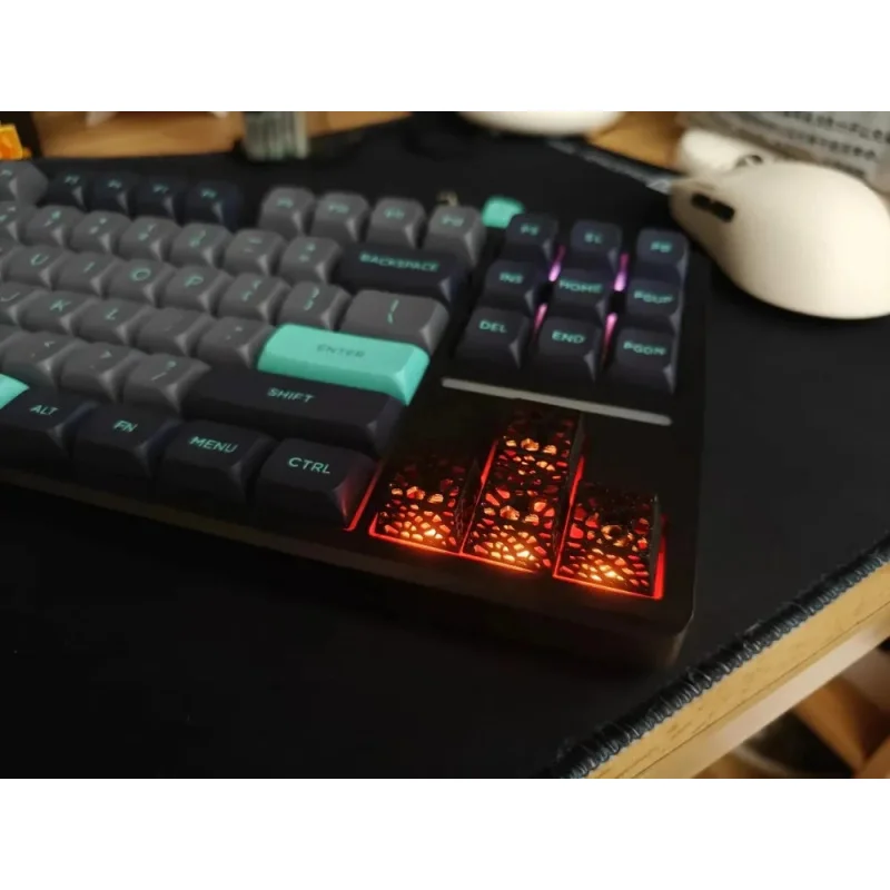 3DPrint Keycaps Minecraft Ore Hollow Game Key Transparent Mechanical Keyboard Custom Keycaps