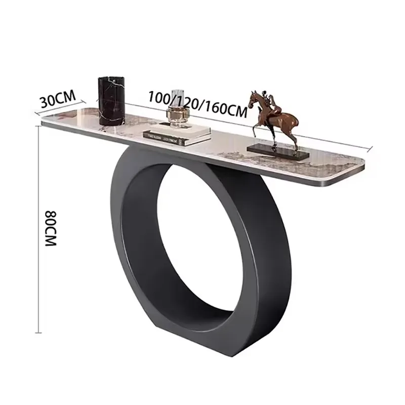 Luxury Modern Console Table Midcentry Metal Hallway Nordic Console Table Entrance Lobby Woonkamer Tafel Living Room Furniture