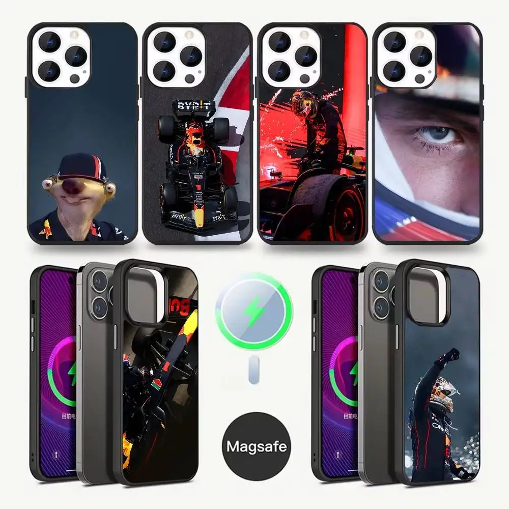 

F1 M-Max Verstappen Phone Case For iPhone 16,15,14,13,12,11,Pro,Max,Plus,Mini,Magsafe,Magnetic Wireless Charging Case