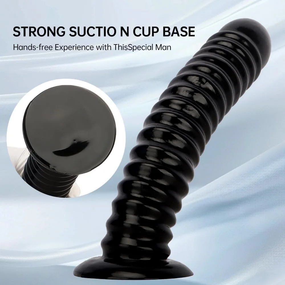 Huge Black Bead Anal Plug Dildos Giant Butt Plug Vagina Massage Ass Dilator G-Spot Stimulator Soft Penis Sex Toys for Women Men - view 3