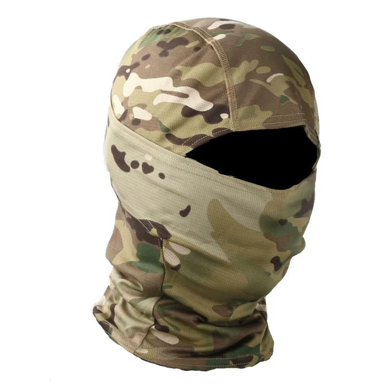 Camouflage Balaclava Cap Outdoor Sunscreen Breathable Full Face Mask Bicycle Motorcycle Helmet Inner Cap Men Women Cycling Mask