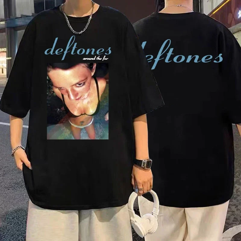 Limited Edition Deftones Tshirt Around The Fur T-shirt Adrenaline T Shirt White Pony  Merch Chino Moreno Diamond Eye Tee