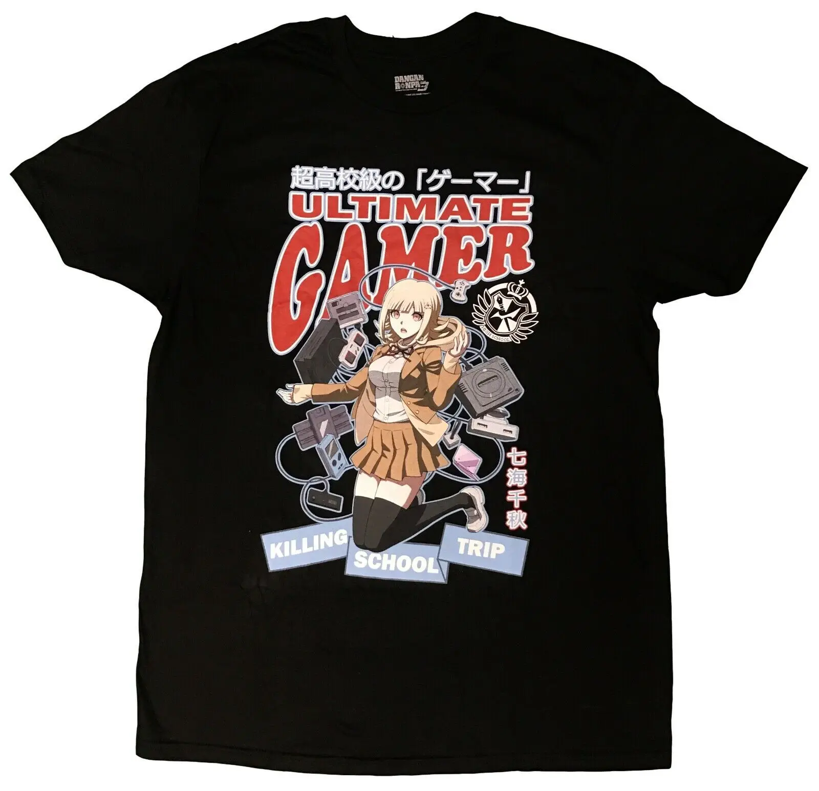 

EXCLUSIVE Danganronpa Ultimate Gamer Chiaki Nanami Authentic Anime T-Shirt 34763